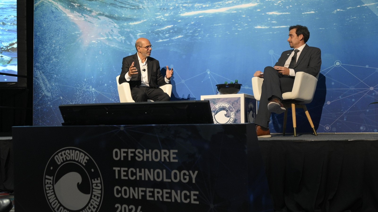 Engineering, Technology, and Innovation Director, Carlos Travassos, in a panel at OTC 2024